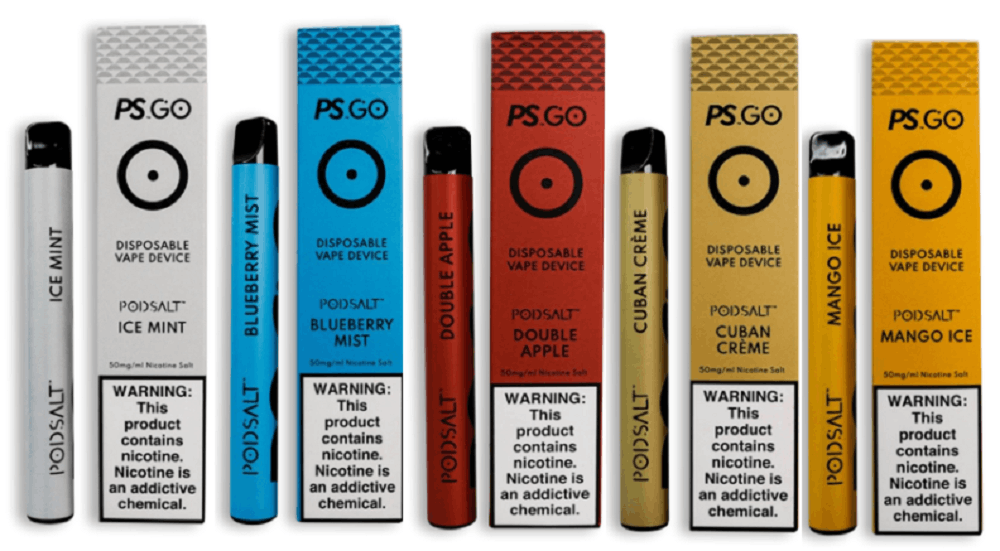 PS GO Disposable Vape Device (50mg - 800 Puffs)