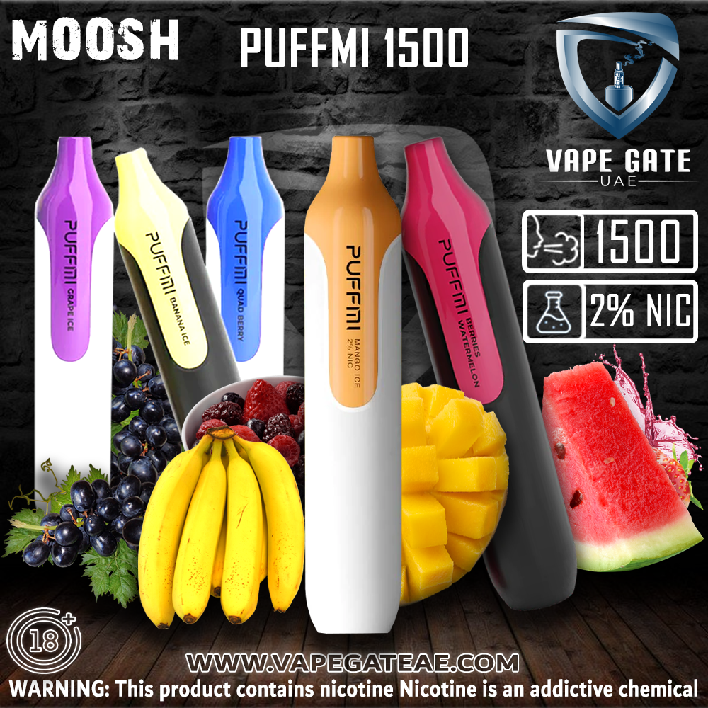 MOOSH PUFFMI DISPOSABLE PEN (20MG - 1500 PUFFS)