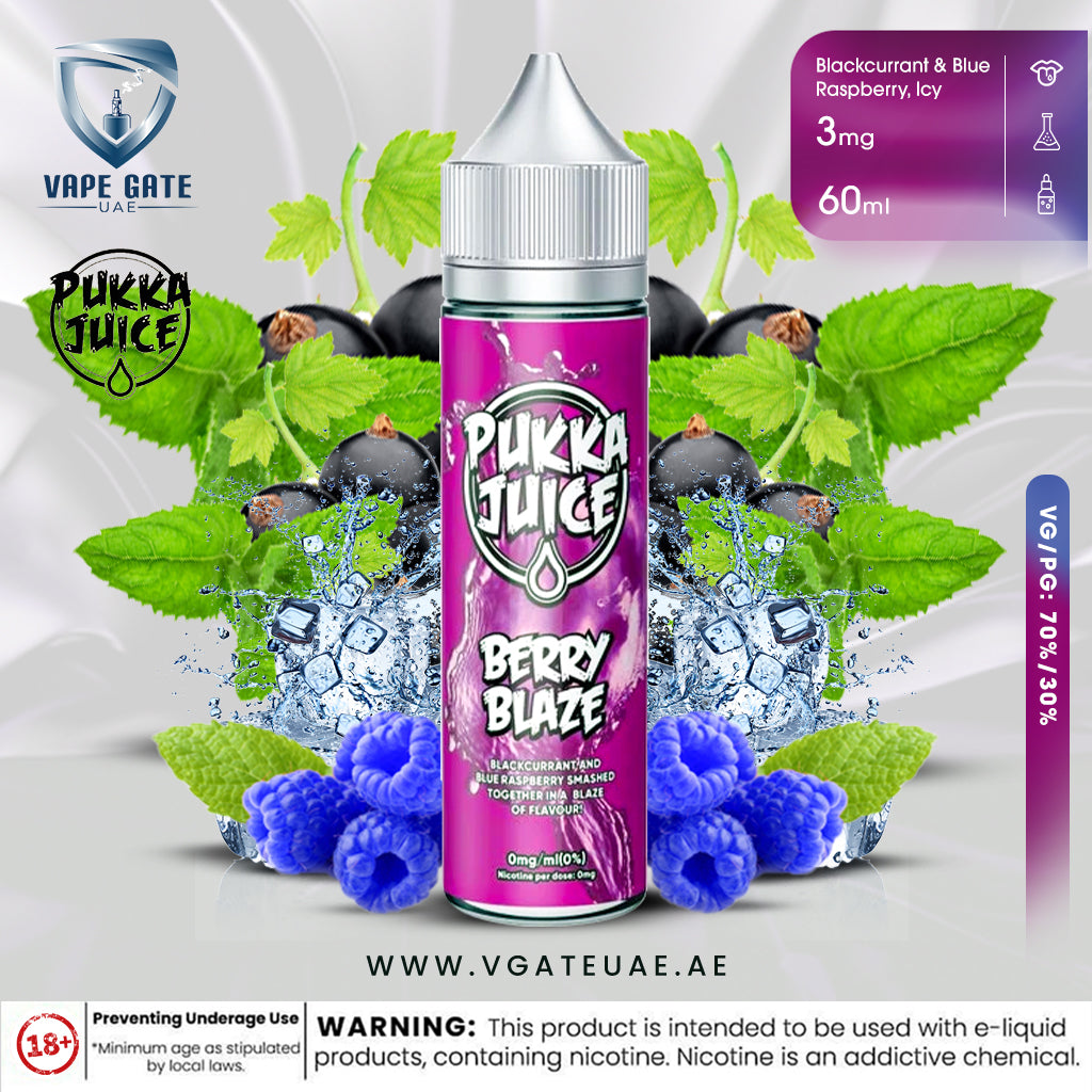 BERRY BLAZE - BY PUKKA JUICE  60ml E JUICE