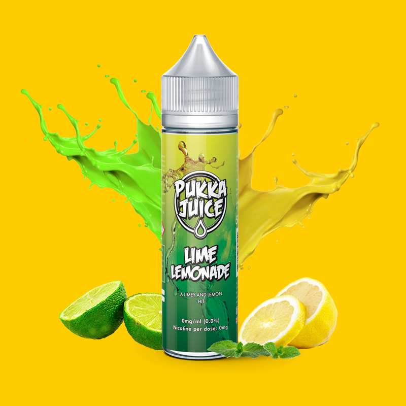 LIME LEMONADE - BY PUKKA JUICE  60ml E JUICE