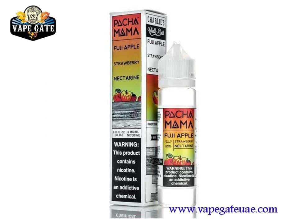 Pachamama Fuji Apple Strawberry Nectarine E juice by Charlie’s Chalk Dust