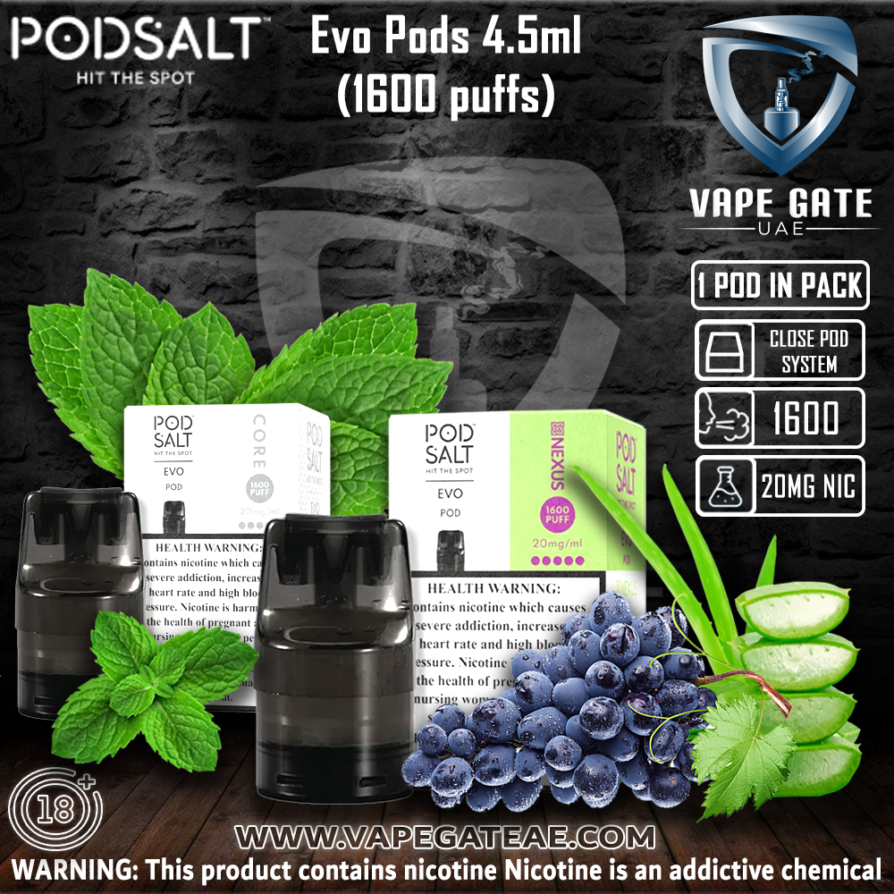 Pod Salt Evo Pods 4.5ml (1600 puffs)