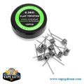Prebuilt Flat Twisted Coils 0.36 ohm – 10pcs