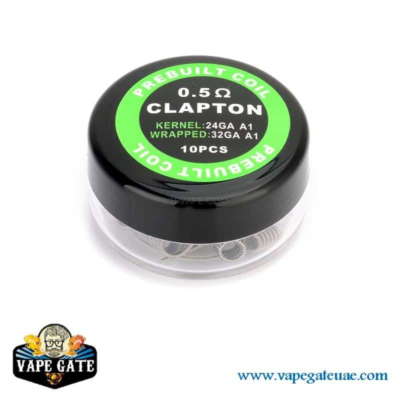 Pre built Clapton Coils 0.5 ohm – 10pcs