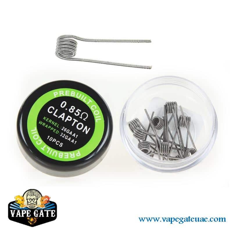 Pre built Clapton Coils 0.85 ohm – 10pcs