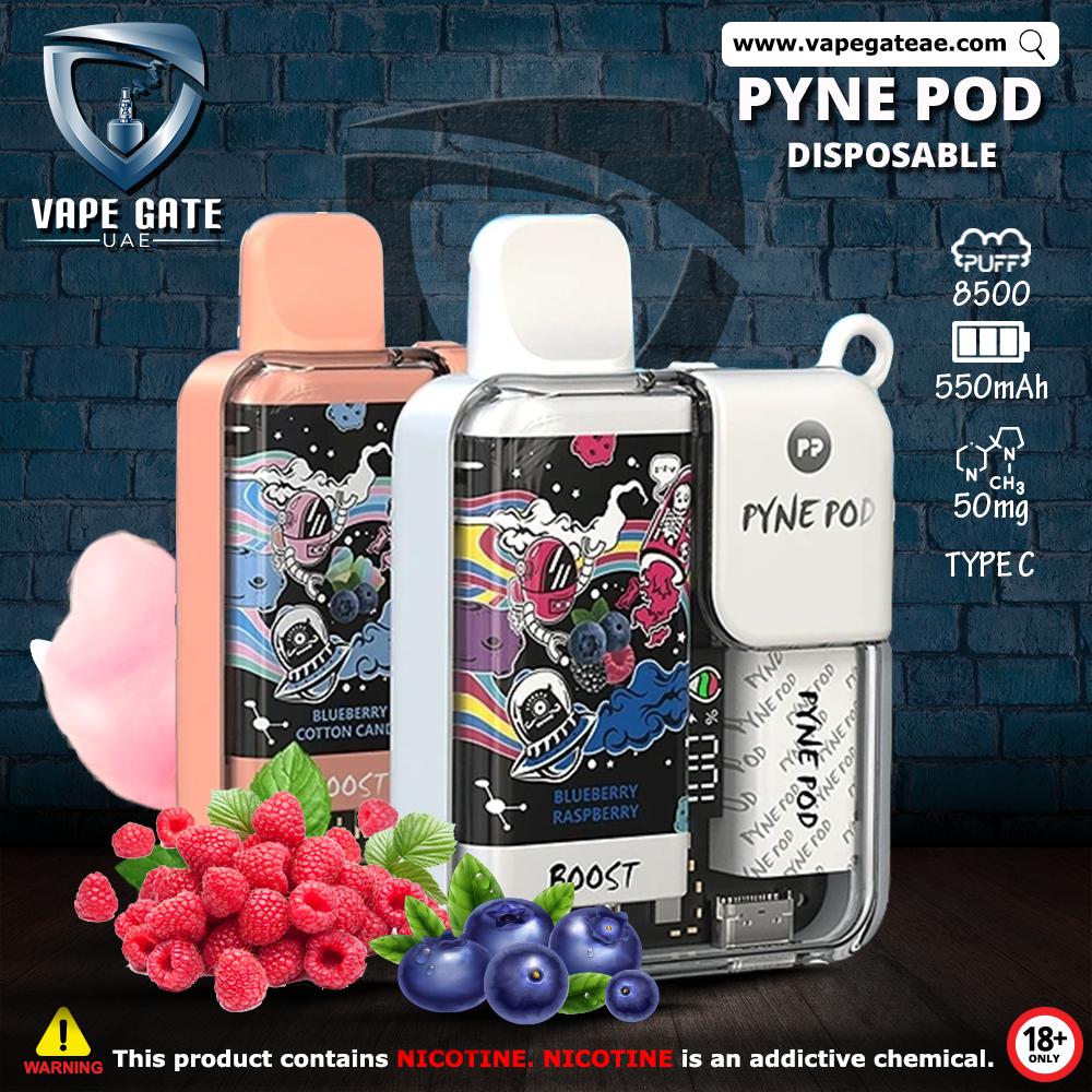 PYNE POD BOOST - Rechargeable Disposable Vape (8500 Puffs)