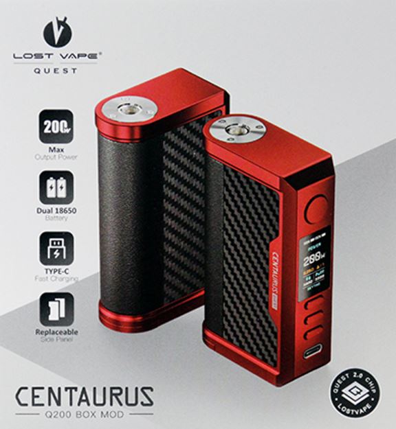 LOST VAPE CENTAURUS Q200 200W BOX MOD