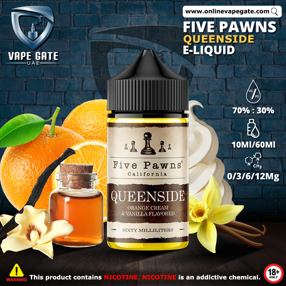 Queenside - 60ml E liquid by Five Pawns California