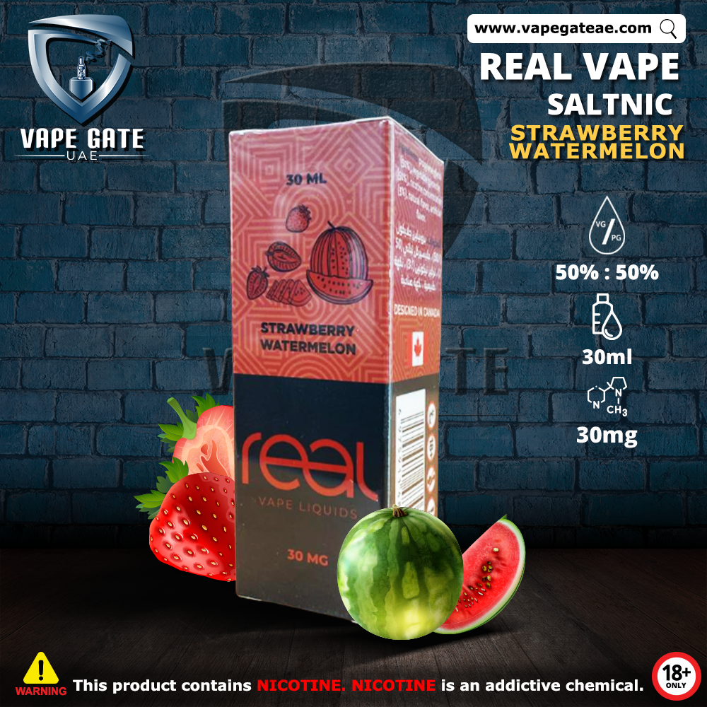 STRAWBERRY WATERMELON - REAL VAPE SALTNIC 30ml