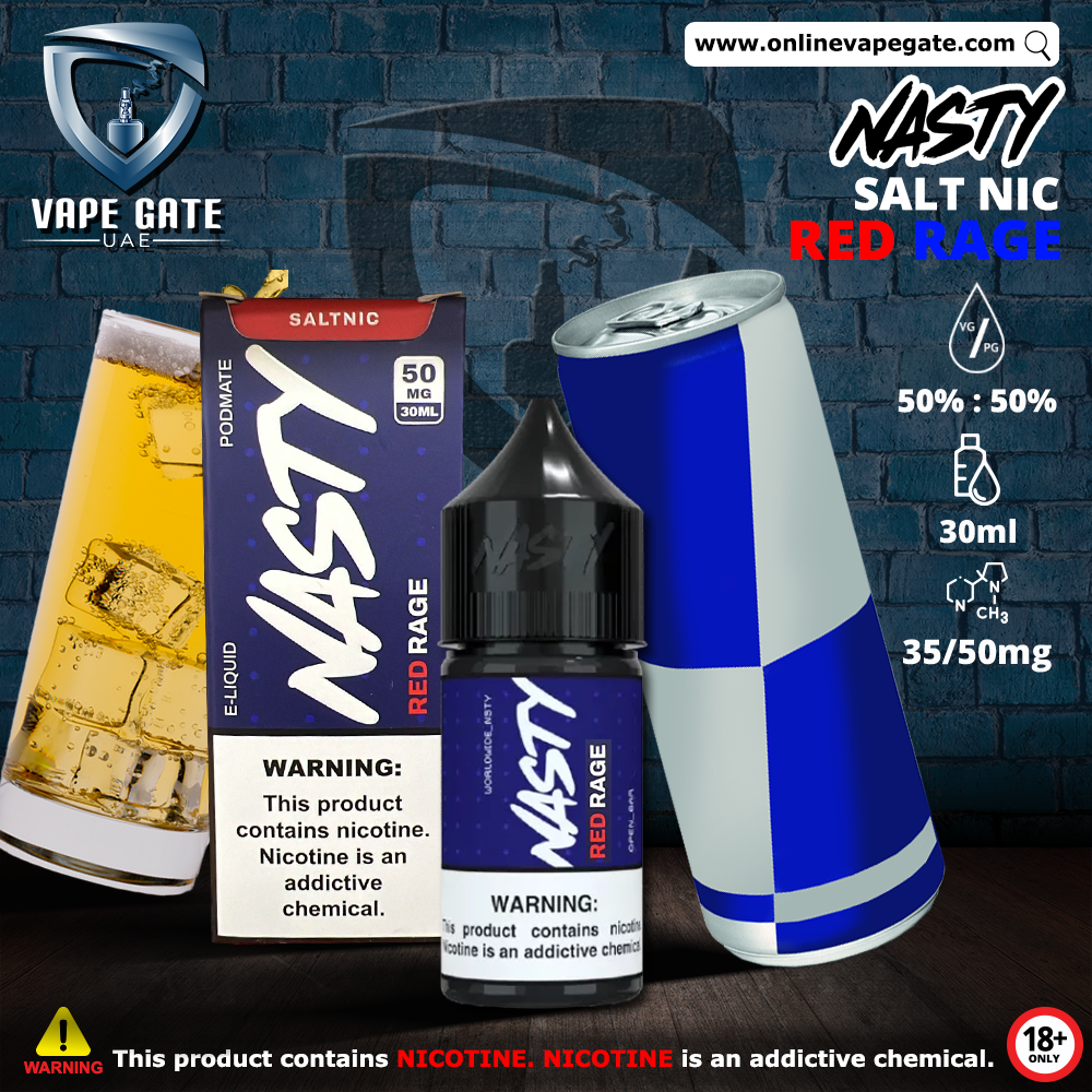 Red Energy - Nasty Podmate 30ml (Red Rage)