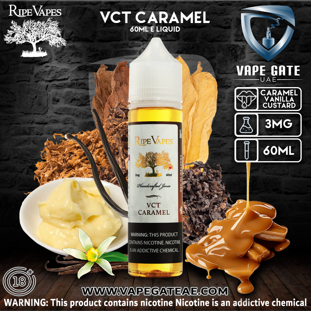 VCT Caramel - 60ml E liquid by Ripe Vape