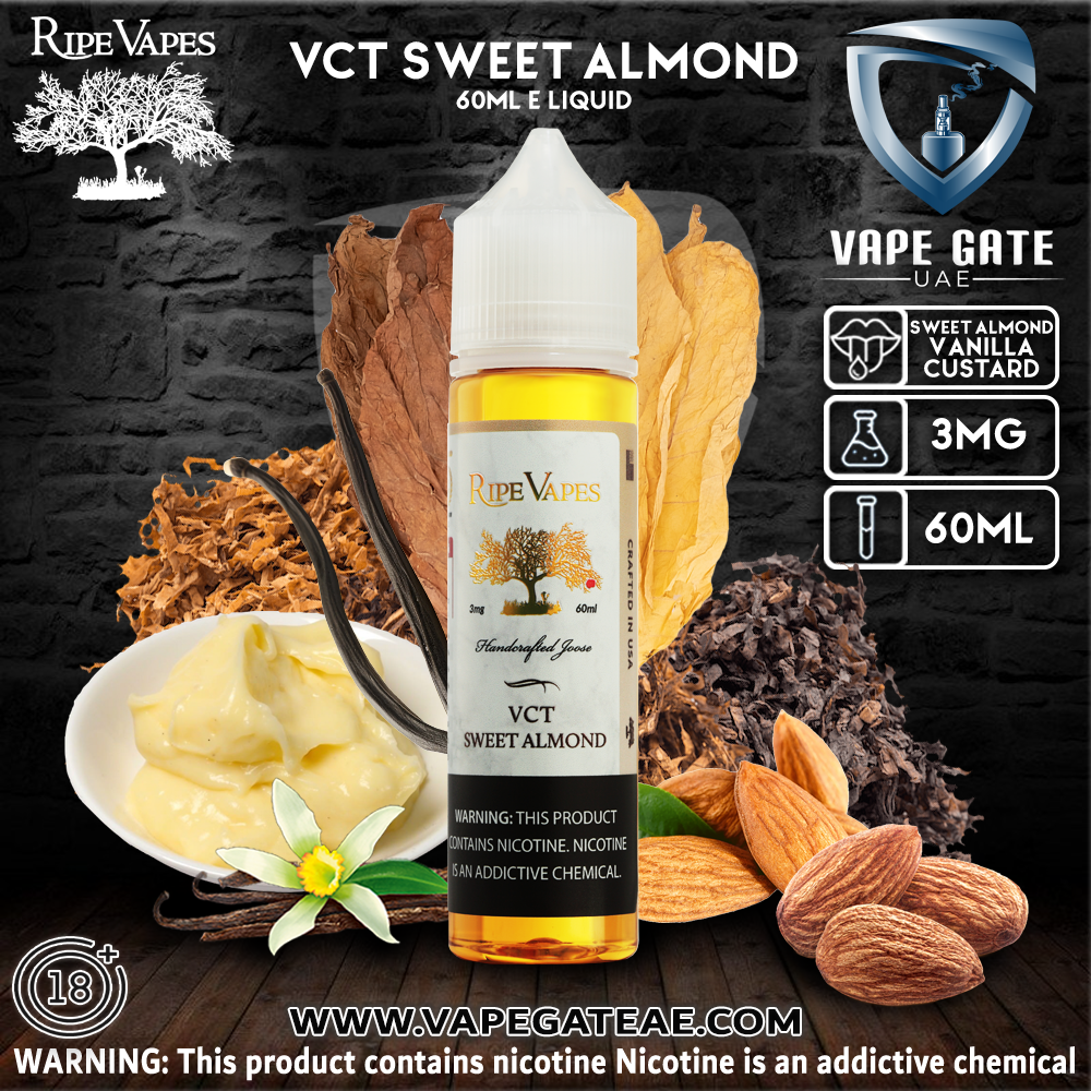 VCT Sweet Almond - 60ml E liquid by Ripe Vape