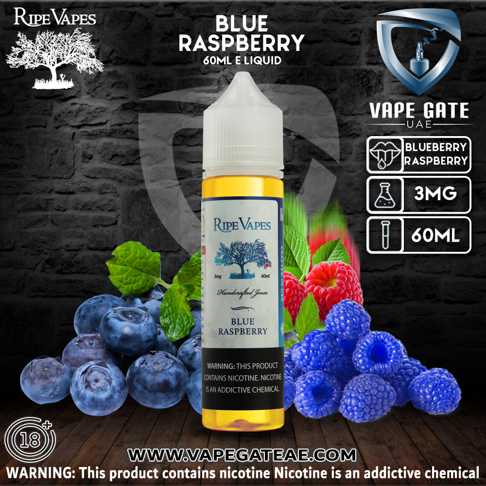 Blue Raspberry - 60ml E liquid by Ripe Vape