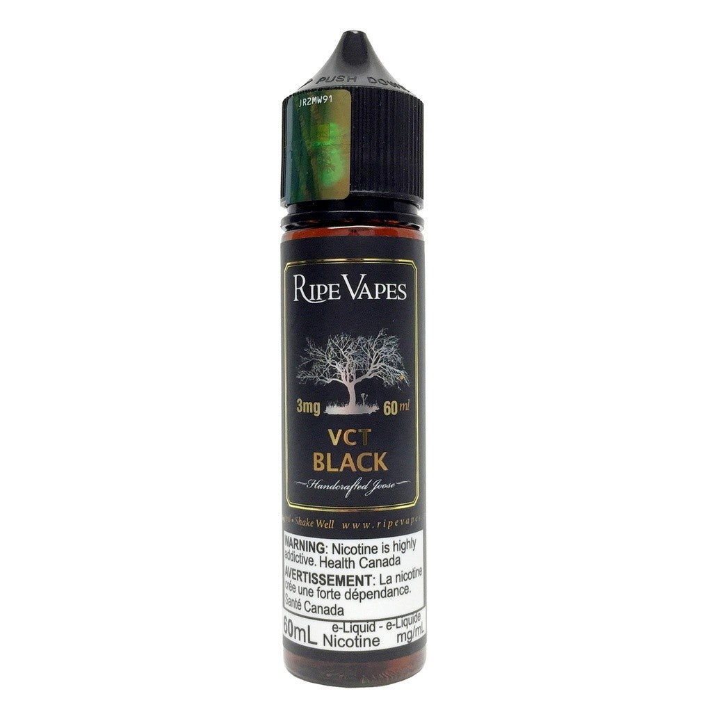 VCT Black 60ml E liquid by Ripe Vape