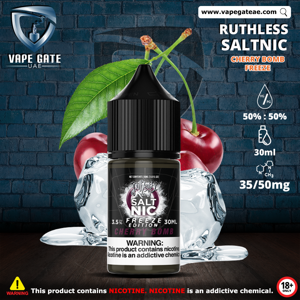 Ruthless Cherry Bomb Freeze Edition SaltNic 30ml