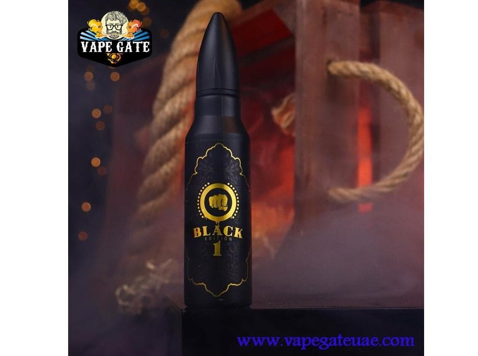 Black Edition 1 60ml E liquid by Riot Squad