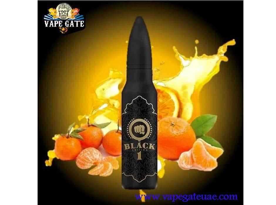 Black Edition 1 60ml E liquid by Riot Squad