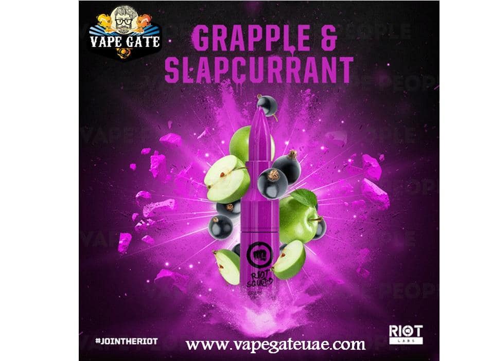 Grapple & Slapcurrant 60ml E liquid by Riot Squad