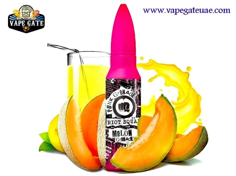 Melon Punk Grenade 60ml E liquid by Riot Squad