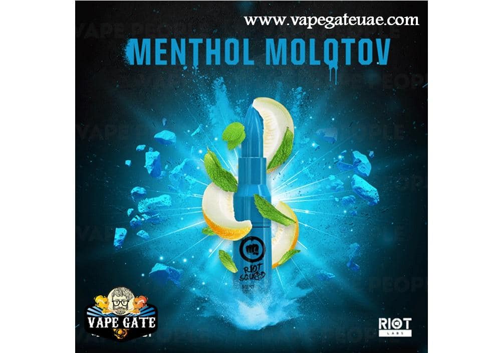 Menthol Molotov 60ml E liquid by Riot Squad
