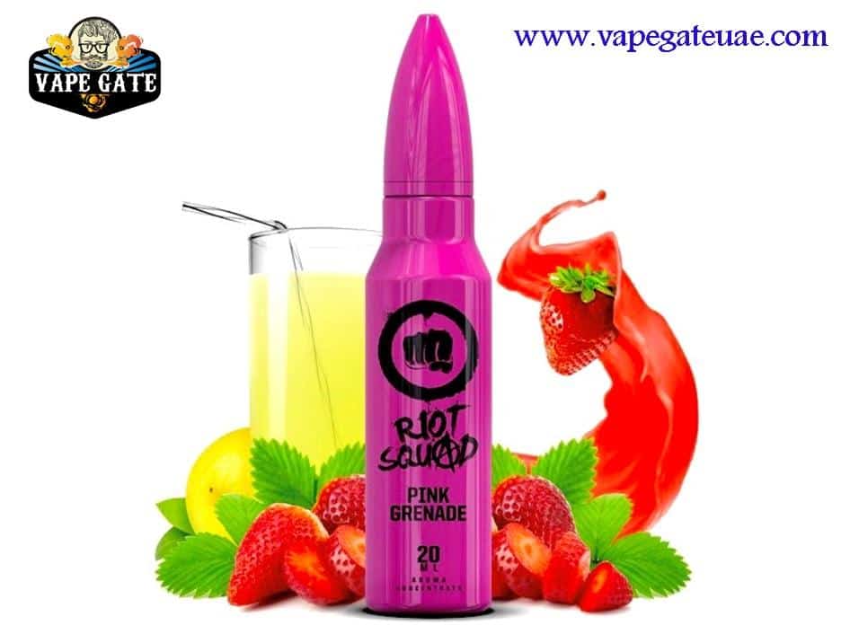 Pink Grenade 60ml E liquid by Riot Squad