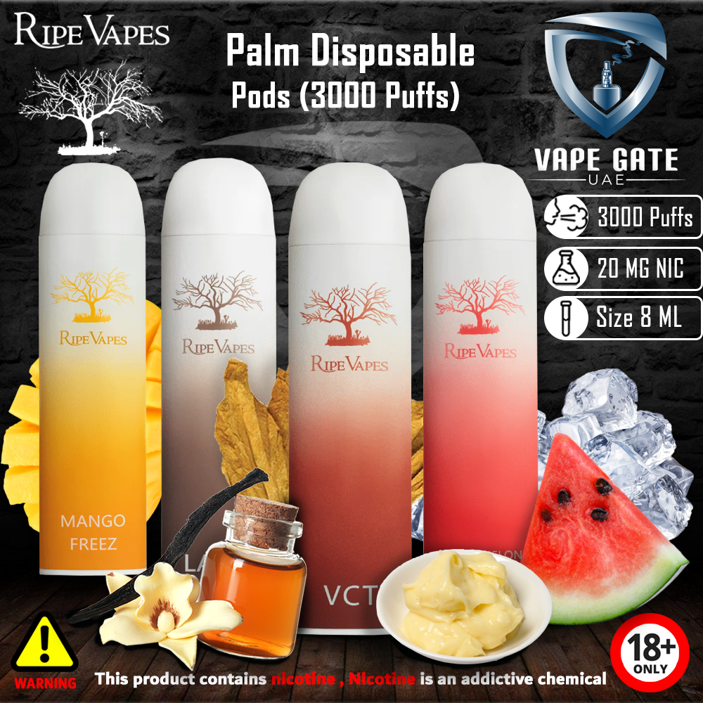Ripe Vape Palm Disposable Pods (3000 Puffs)