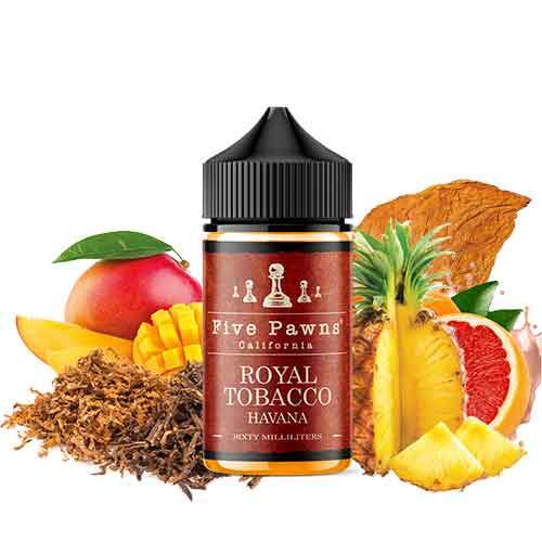 Royal Tobacco - 60ml E liquid by Five Pawns California