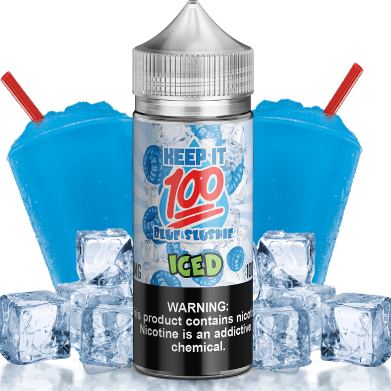 Blue Slushie Ice E Liquid by Keep It 100