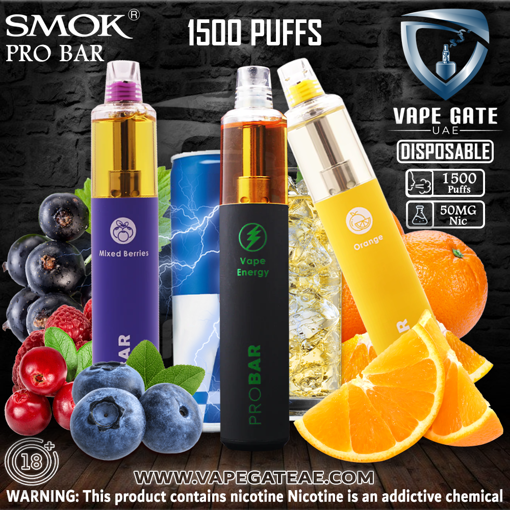 SMOK Pro Bar Disposable Vape Kit 1500 Puffs 1000mAh