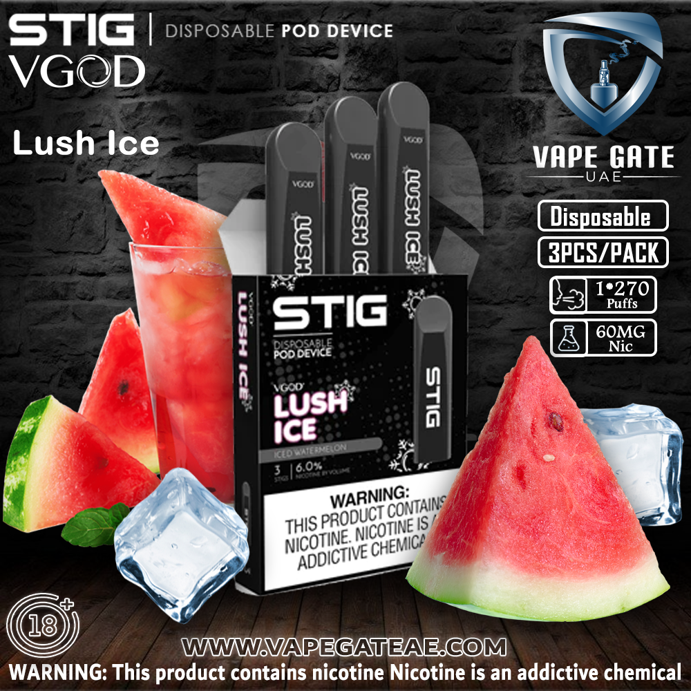 STIG Disposable Pod by VGOD ( American Version ) - Lush Ice