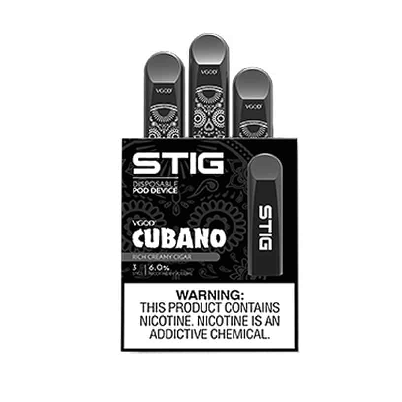 STIG Disposable Pod by VGOD ( American Version ) - CUBANO