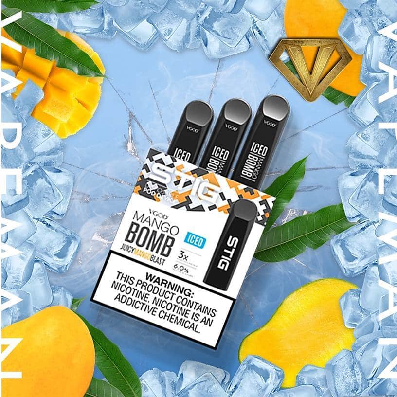 STIG Disposable Pod by VGOD ( American Version ) - ICED MANGO BOMB