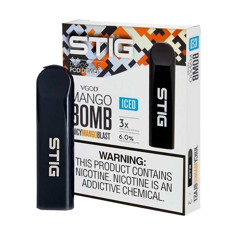 STIG Disposable Pod by VGOD ( American Version ) - ICED MANGO BOMB