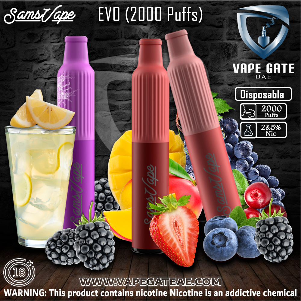 Sams Vape - EVO Disposables (2000 Puffs)