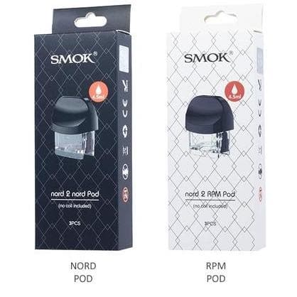 SMOK Nord 2 Replacement Pods without coils -3pcs