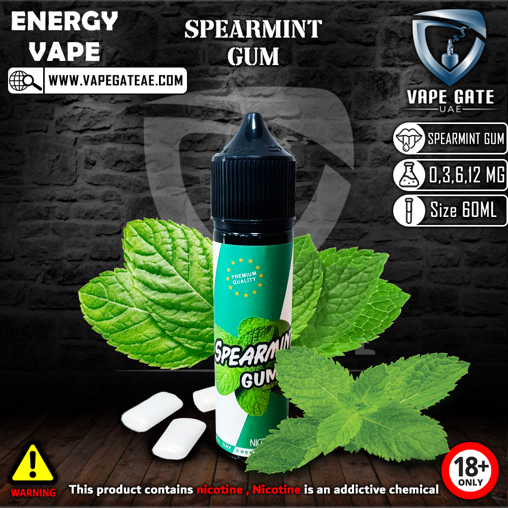 Spearmint Gum -  by Energy Vape 60ml E Juice