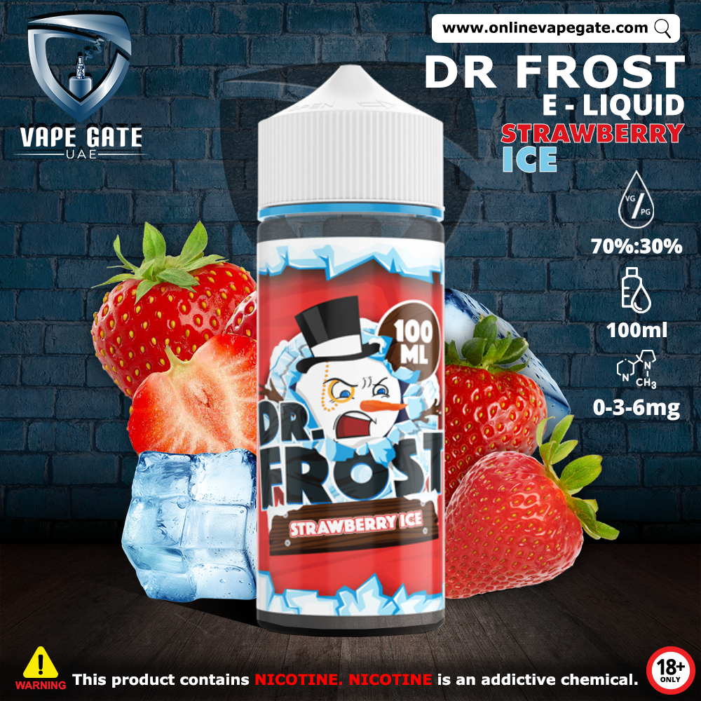 Strawberry Ice 60ml Eliquid by Dr Frost
