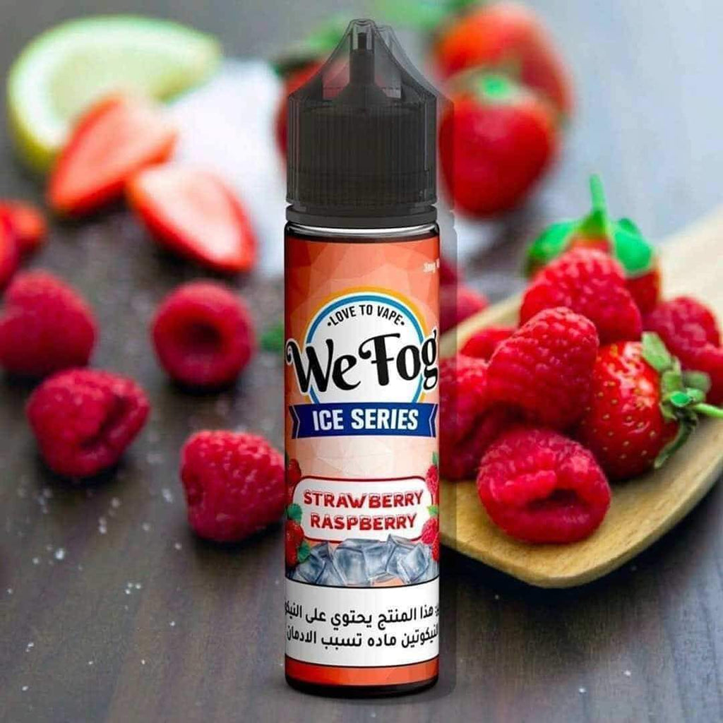 We Fog Strawberry Raspberry 60ml E liquid Ice Series