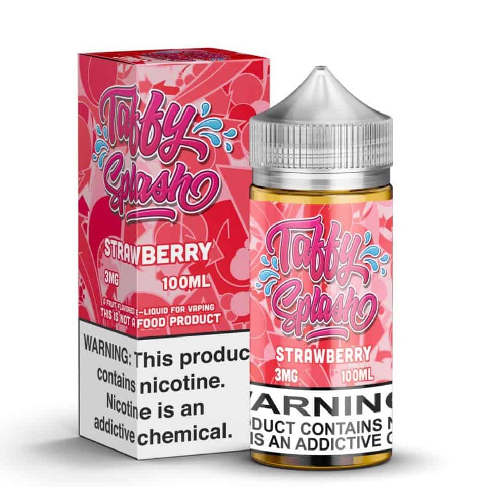 Strawberry Taffy E liquid by Taffy Splash