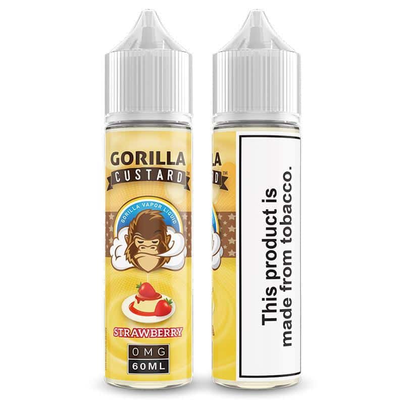 Gorilla Custard Strawberry E Liquid by E&B Flavor