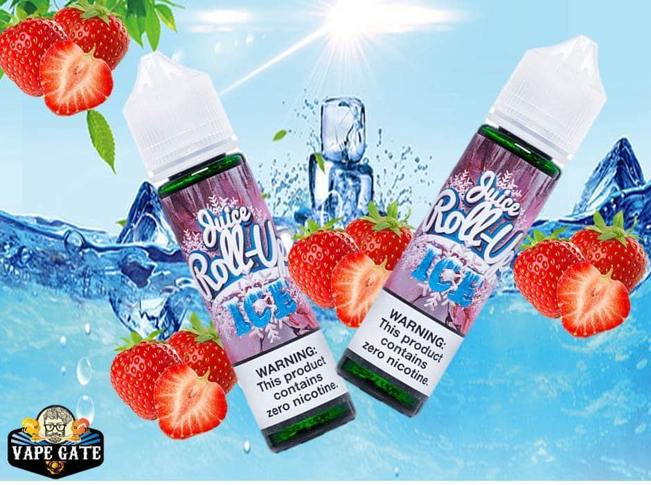 Strawberry Ice 60ml E Liquid by Juice Roll Upz