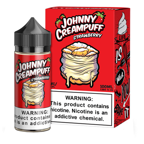 STRAWBERRY - JOHNNY CREAMPUFF 100ML ELIQUID