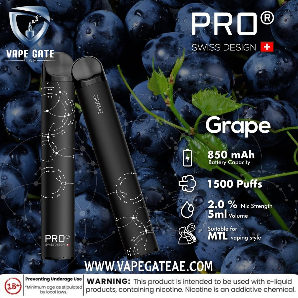 SWISS PRO Disposable Pod System 1500 Puffs