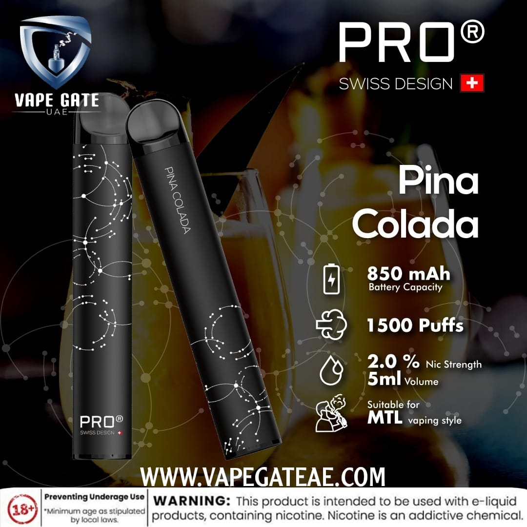 SWISS PRO Disposable Pod System 1500 Puffs