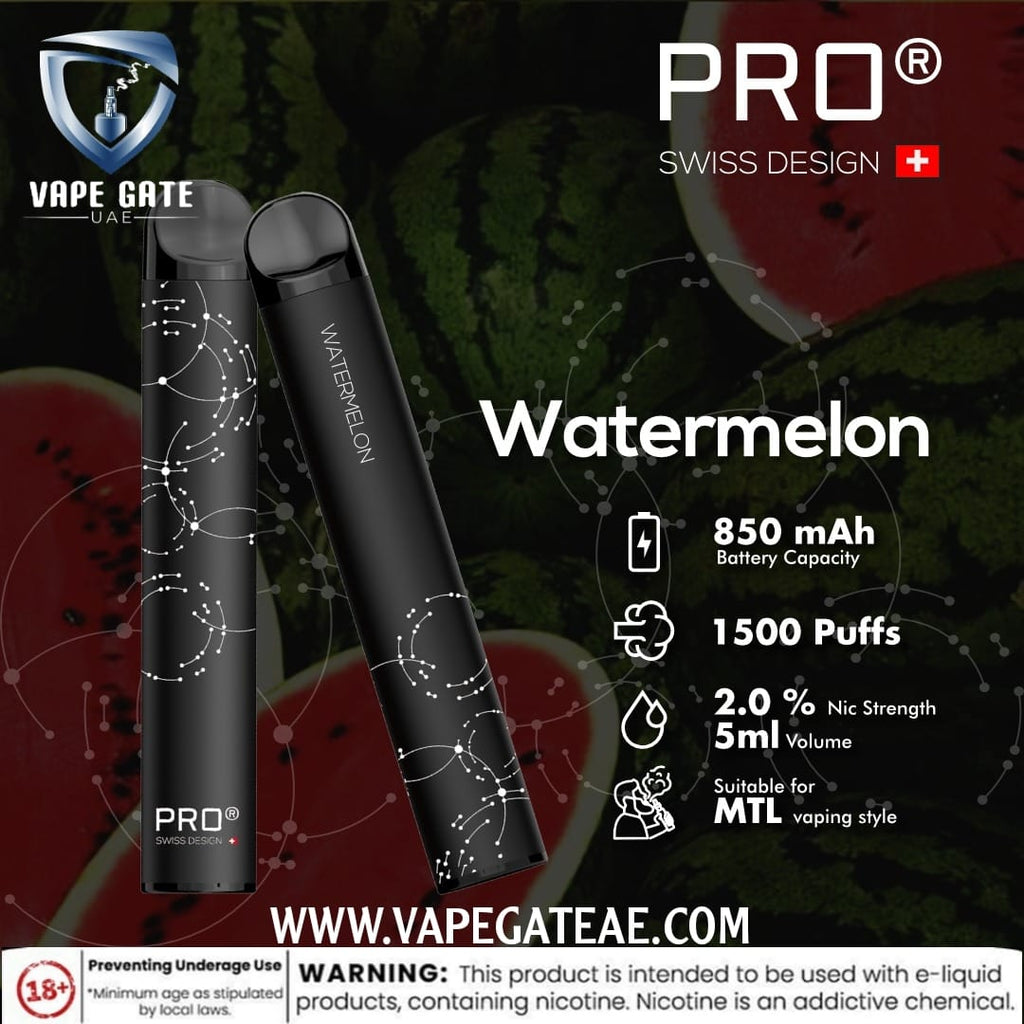 SWISS PRO Disposable Pod System 1500 Puffs