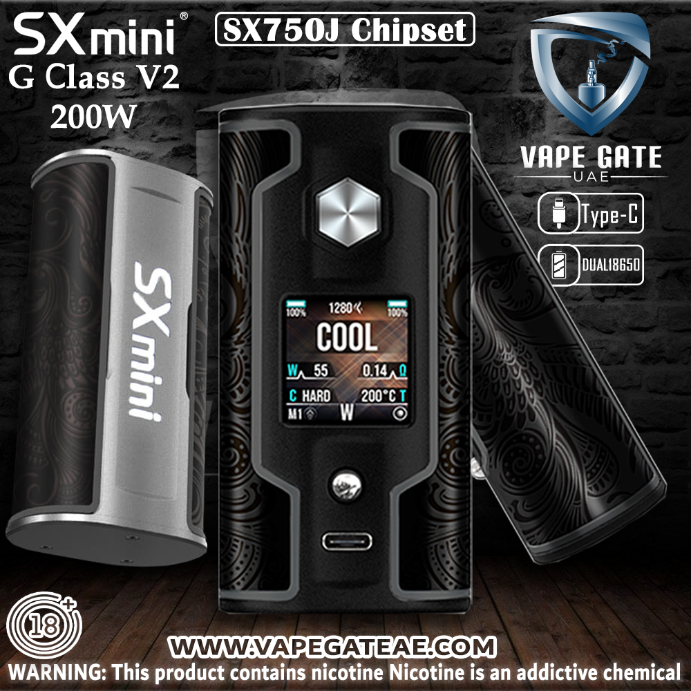 SXMINI G2 ABS BATTERY DOOR 200W BOX MOD