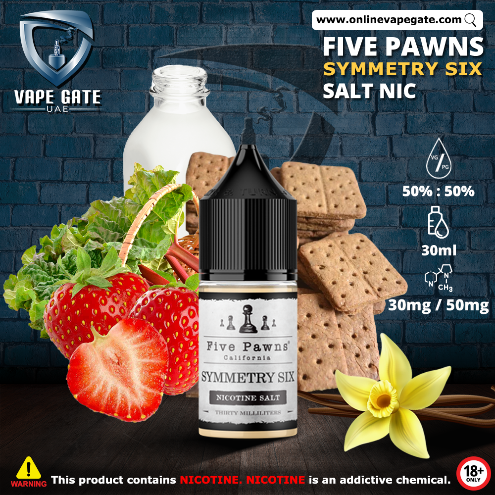 Symmetry Six - 30ml SaltNic by Five Pawns California