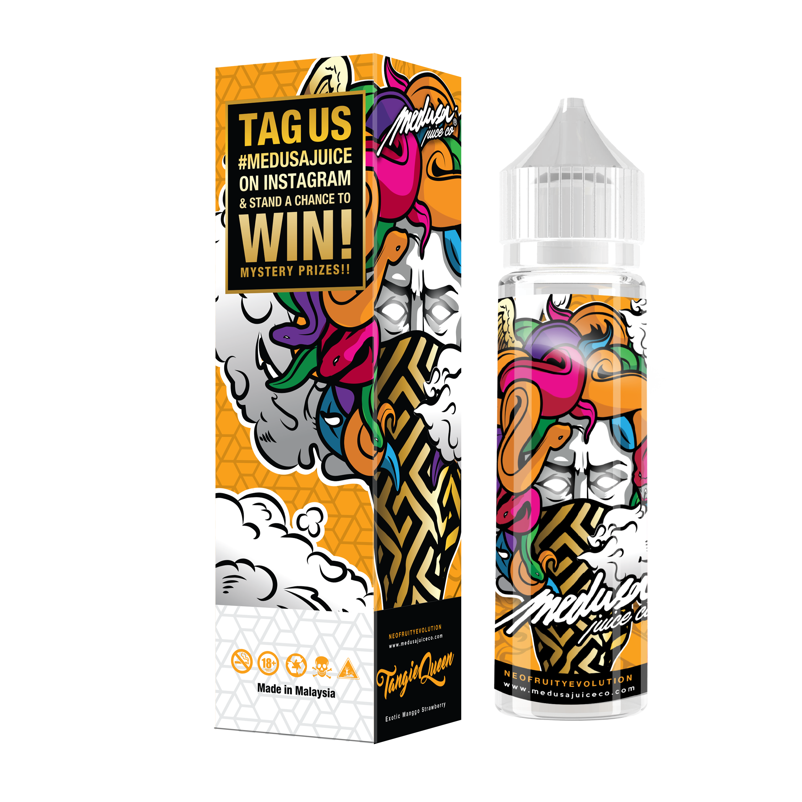 Tangie Queen Neo Fruity Series - Medusa Juice Co. 60ml