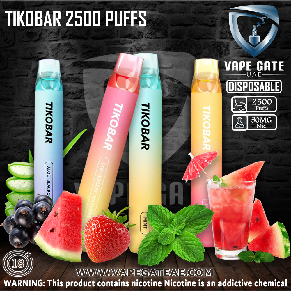 TIKOBAR LUX DISPOSABLE PODS - FUUMY (50MG - 2500 PUFFS)