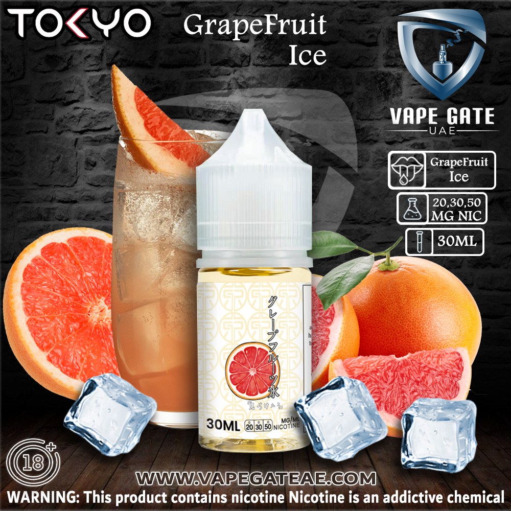 Tokyo E juice Iced Grapefruit Saltnic 30ml
